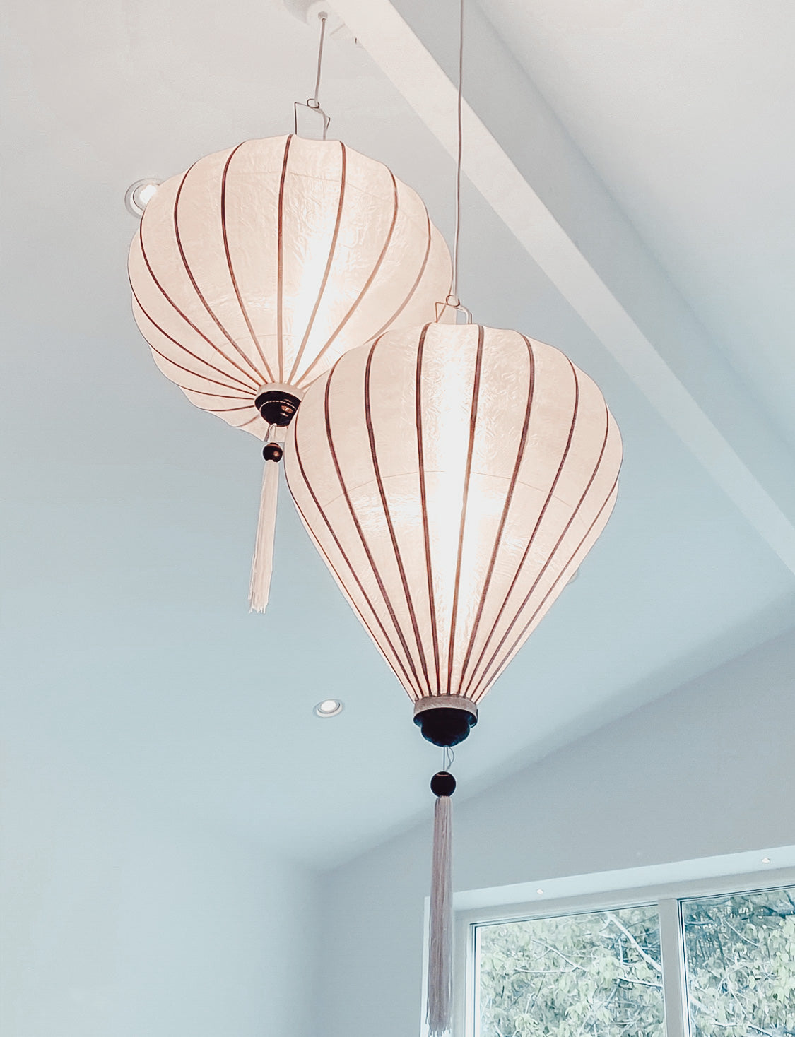 Vietnamesisk Hoi An Lampa - rund