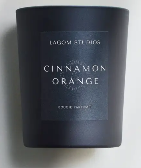 Lagom Studios Veganskt doftljus Orange & Cinnamon