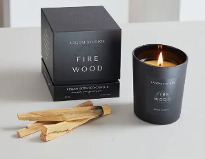 Lagom studios Fire Wood vegan doftljus