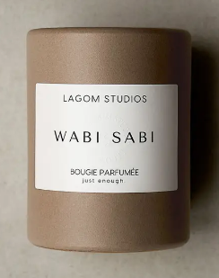 Lagom studios Veganskt doftljus Wabi Sabi